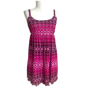 Apt. 9 Pink Mesh Babydoll Cami Top XL Y2K Fairycore Coquette Whimsigoth New
